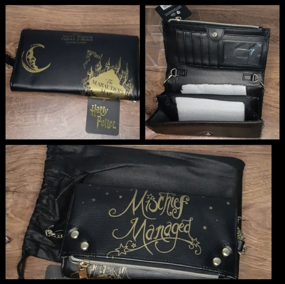 MARAUDERS MAP/MISCHIEF MANAGED CROSSBODY - Picture 2 of 3